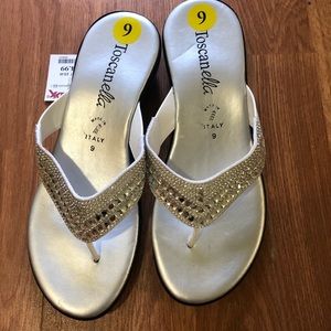 Brand new made in Italy thong sandals